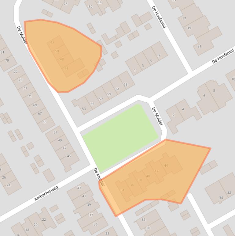 Kaart van postcodegebied 5272RG.