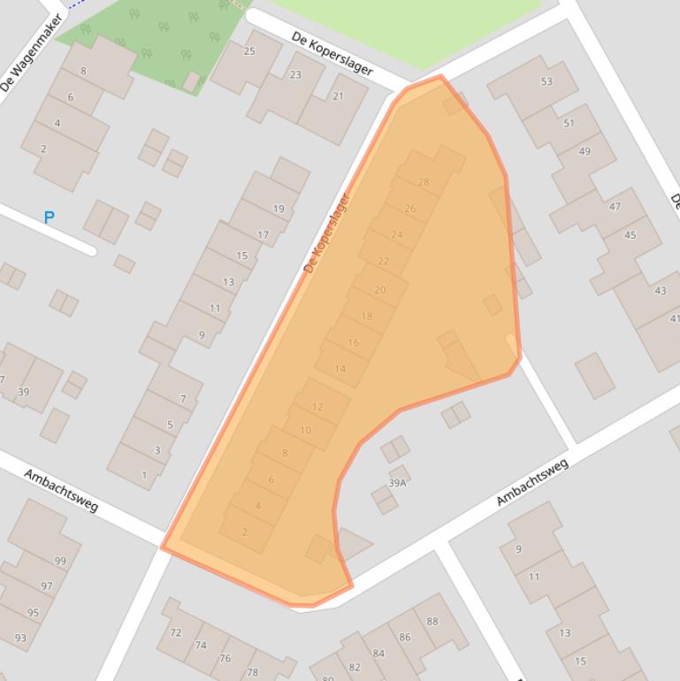 Kaart van postcodegebied 5272RR.