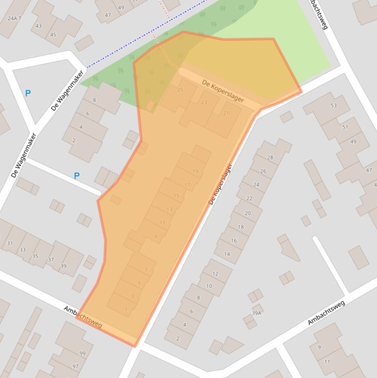 Kaart van postcodegebied 5272RS.