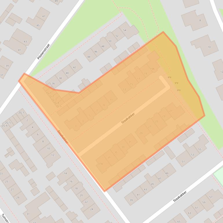 Kaart van postcodegebied 5275AL.