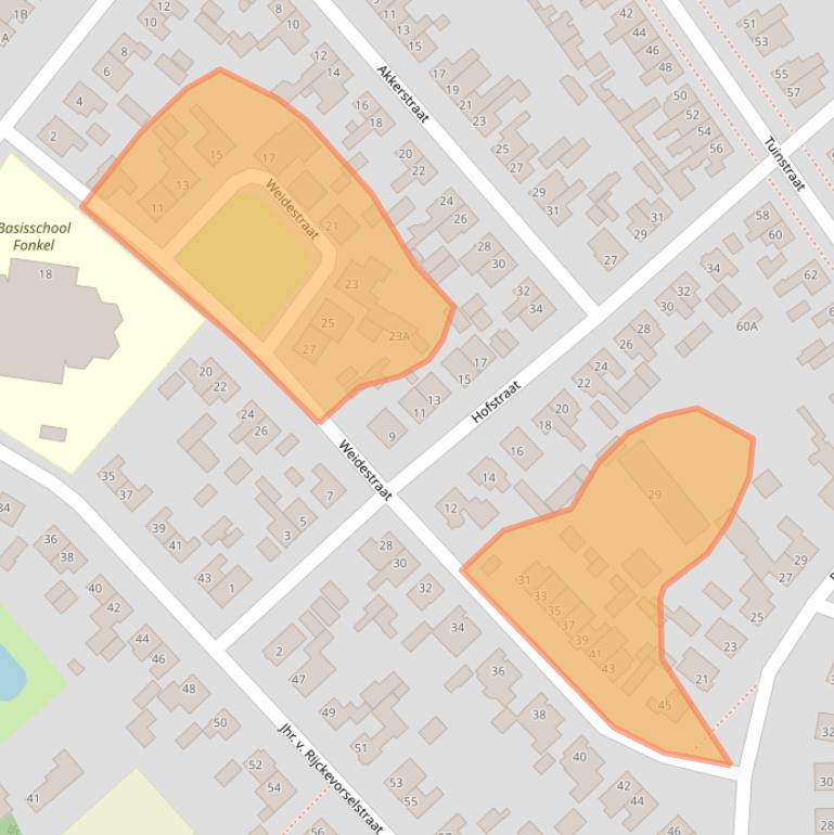 Kaart van postcodegebied 5275AP.
