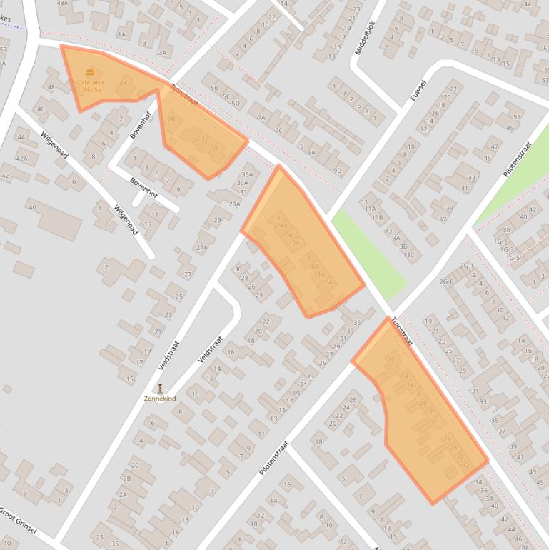 Kaart van postcodegebied 5275AX.