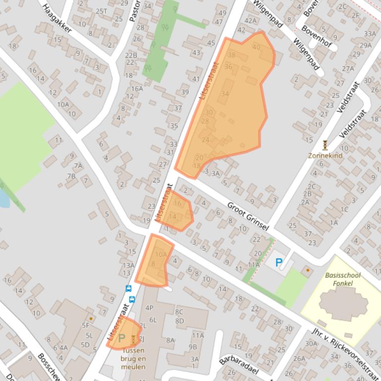 Kaart van postcodegebied 5275BV.