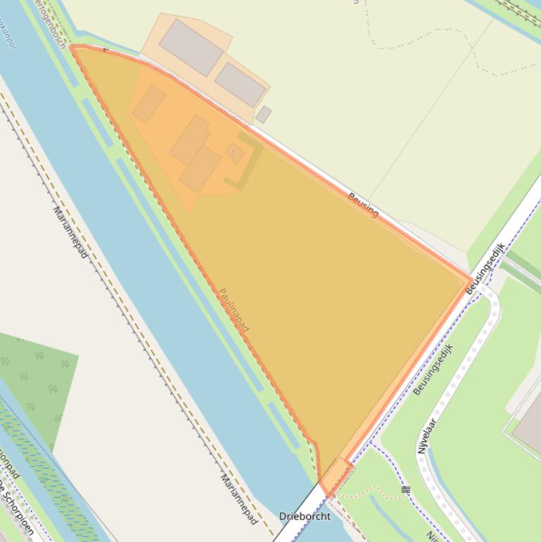 Kaart van postcodegebied 5275GT.