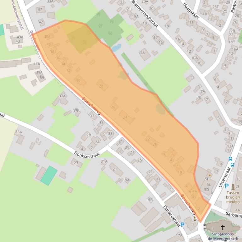 Kaart van postcodegebied 5275HB.