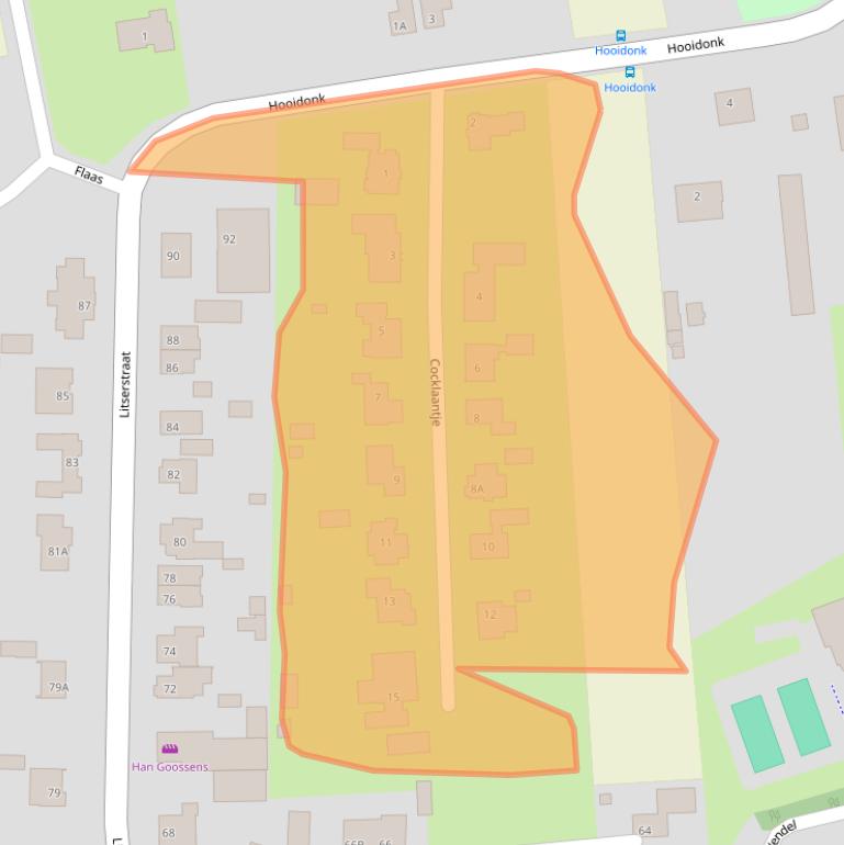 Kaart van postcodegebied 5275HL.