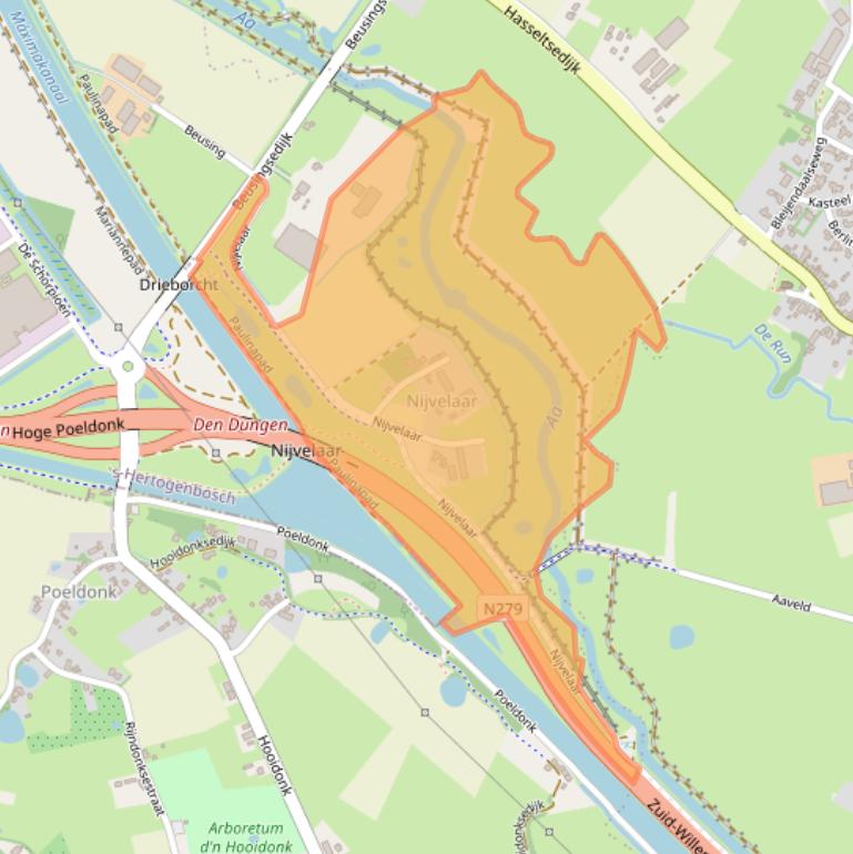 Kaart van postcodegebied 5275HN.