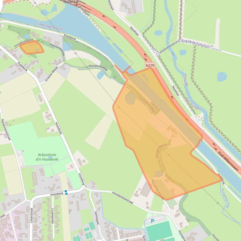 Kaart van postcodegebied 5275HR.