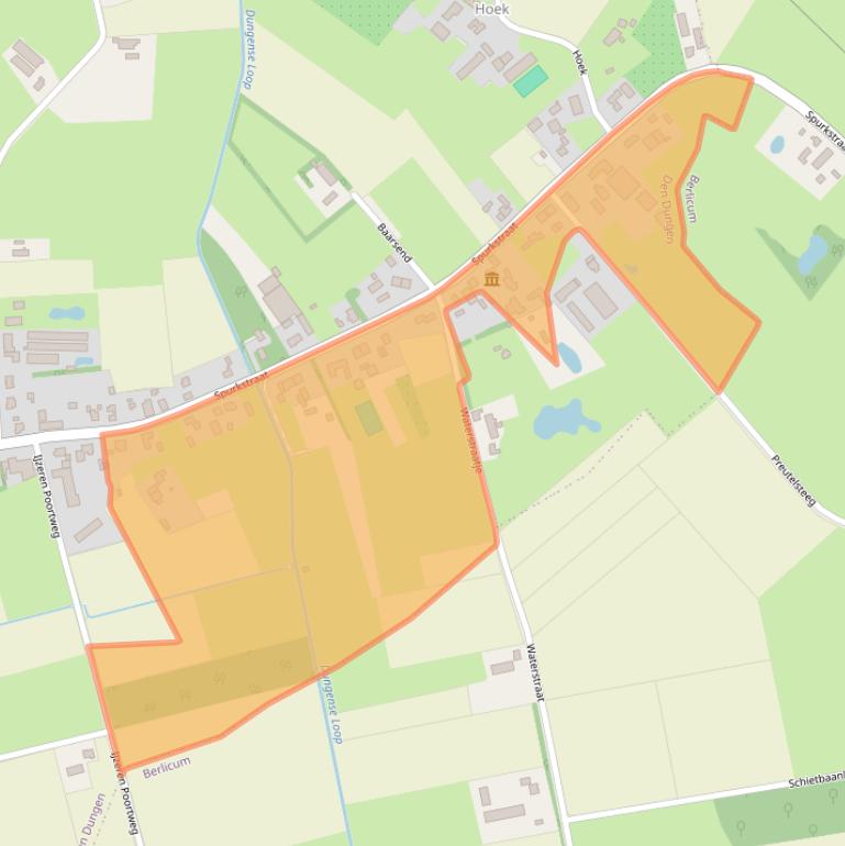 Kaart van postcodegebied 5275JD.