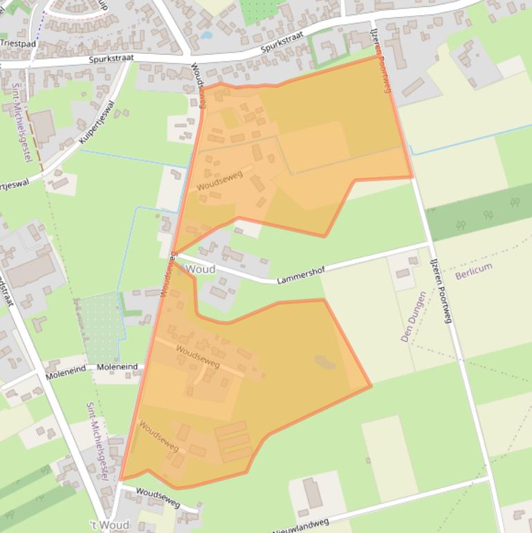 Kaart van postcodegebied 5275JH.