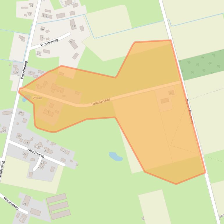 Kaart van postcodegebied 5275JT.