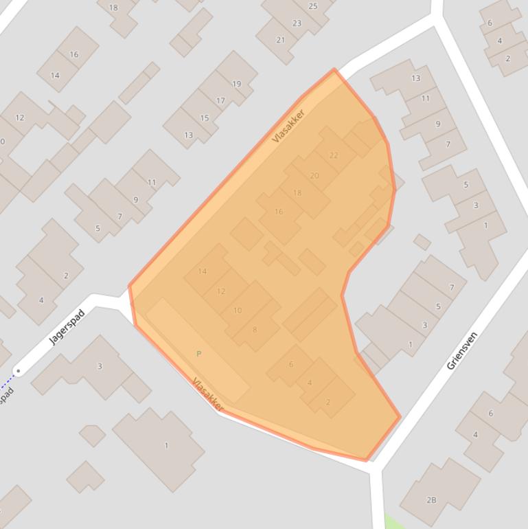 Kaart van postcodegebied 5275KB.