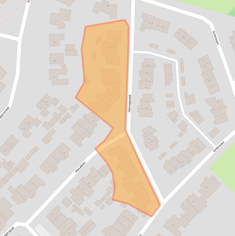 Kaart van postcodegebied 5275KC.