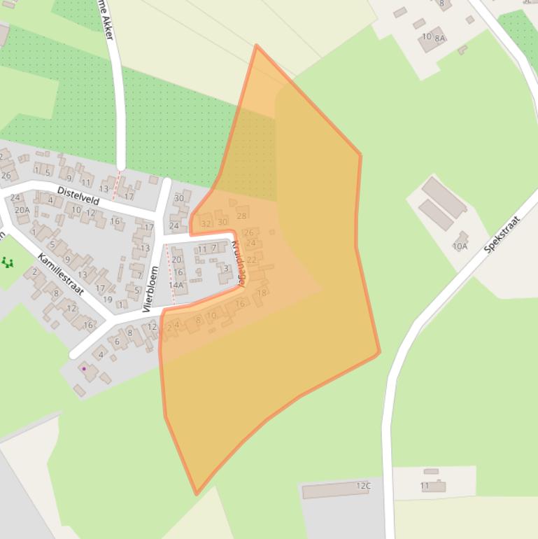 Kaart van postcodegebied 5275KR.