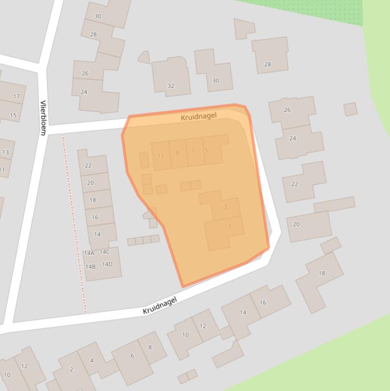 Kaart van postcodegebied 5275KS.