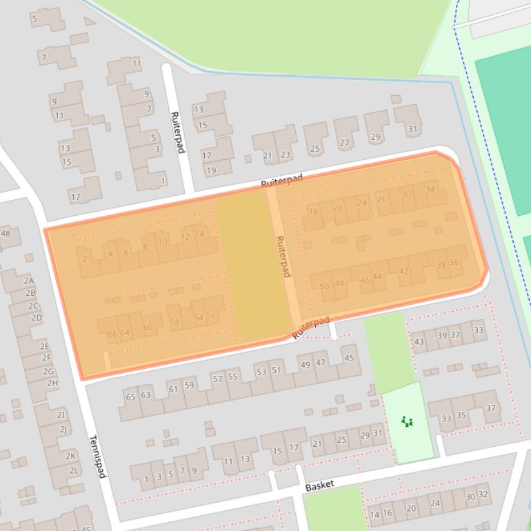 Kaart van postcodegebied 5275LE.