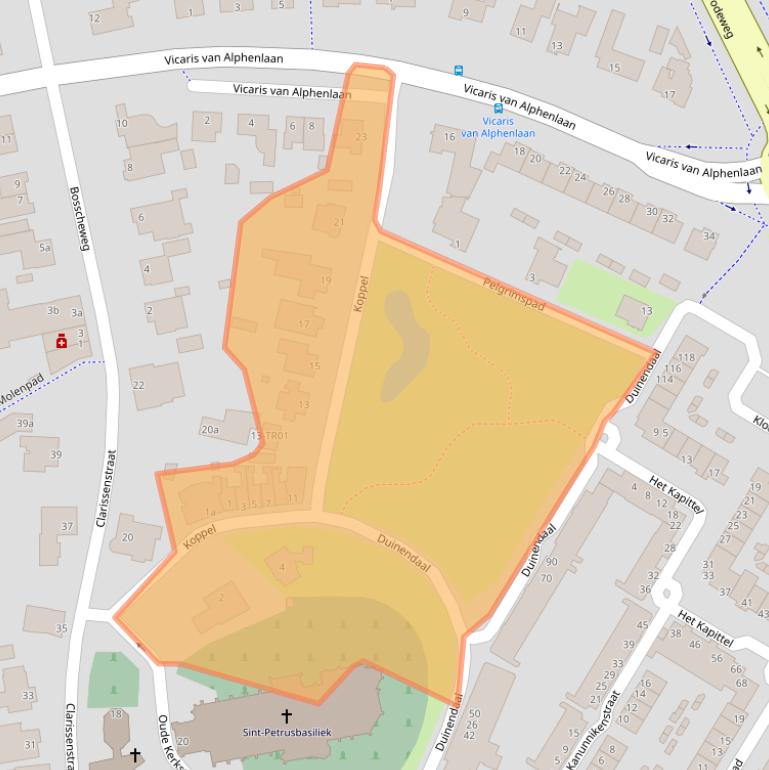 Kaart van postcodegebied 5281AN.