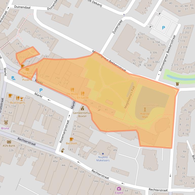 Kaart van postcodegebied 5281AV.