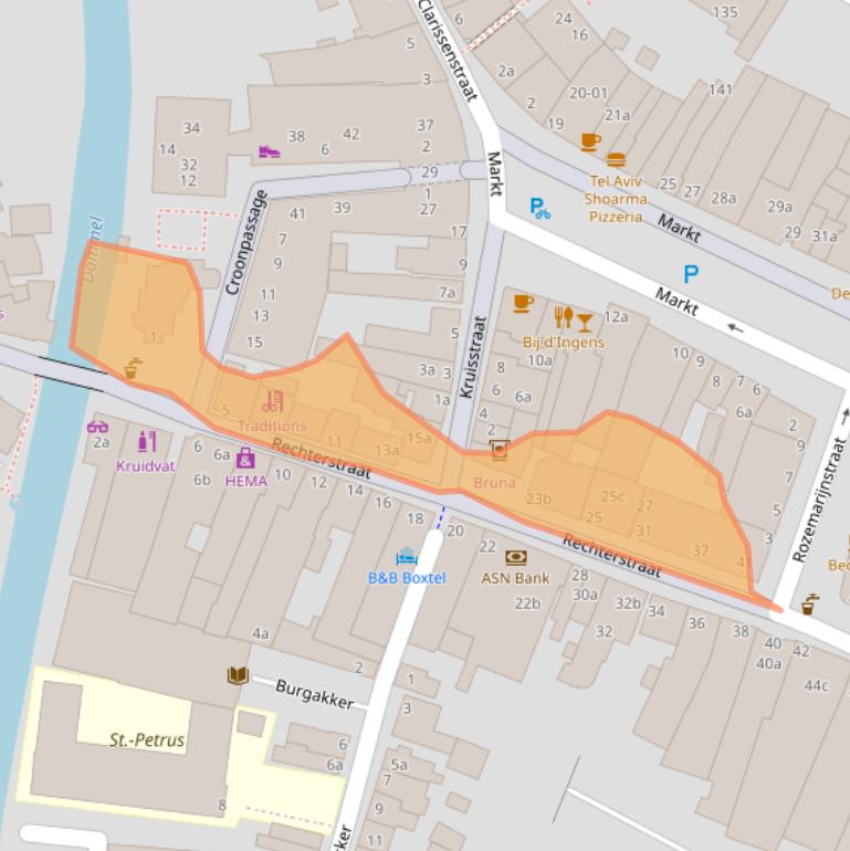 Kaart van postcodegebied 5281BS.