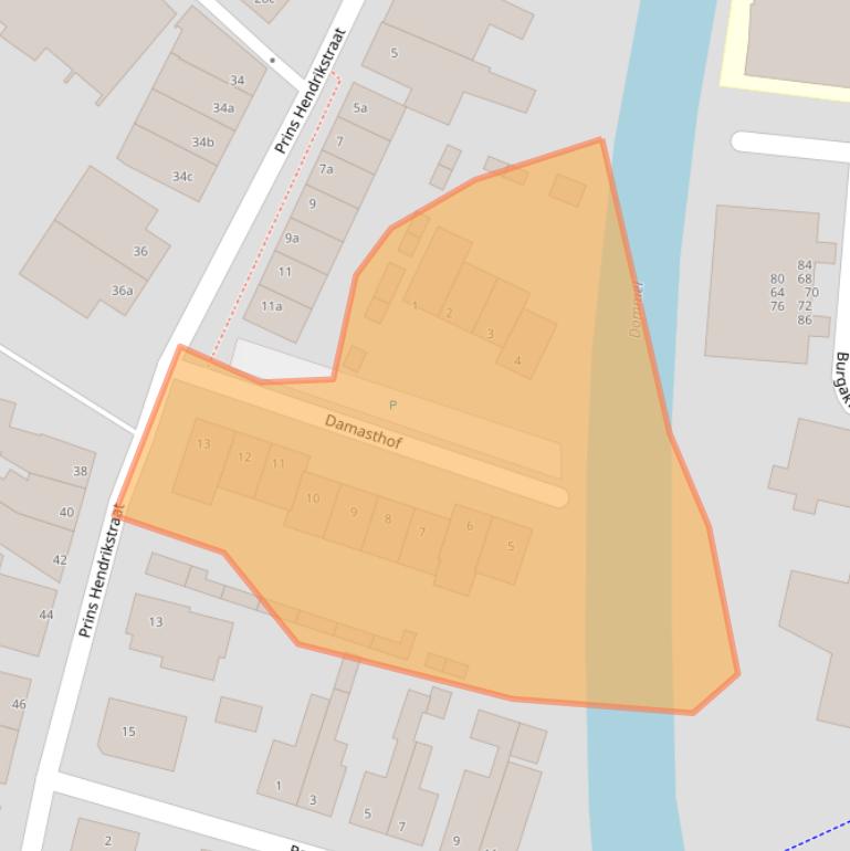 Kaart van postcodegebied 5281EA.