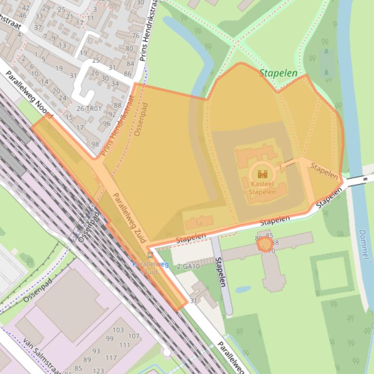 Kaart van postcodegebied 5281EH.