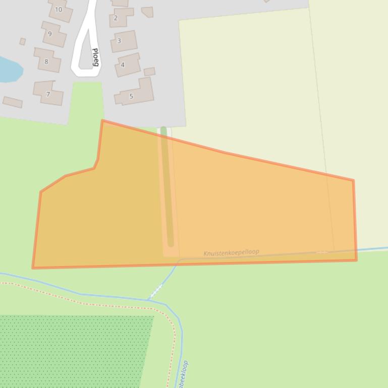 Kaart van postcodegebied 5281ER.