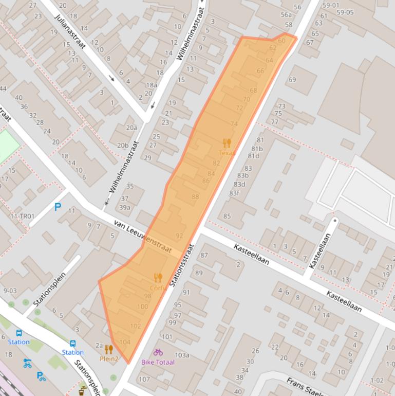 Kaart van postcodegebied 5281GG.