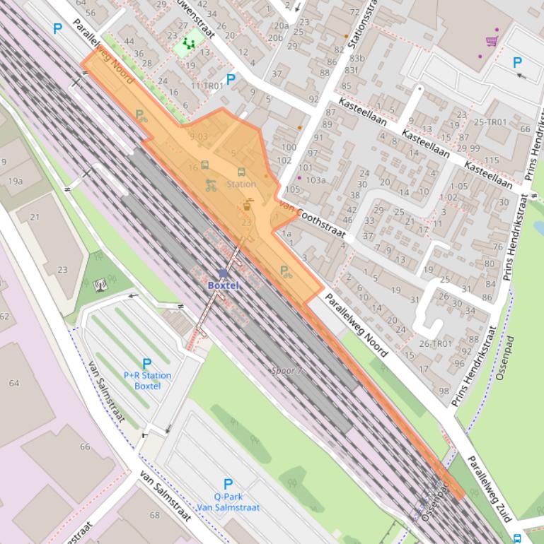 Kaart van postcodegebied 5281GH.