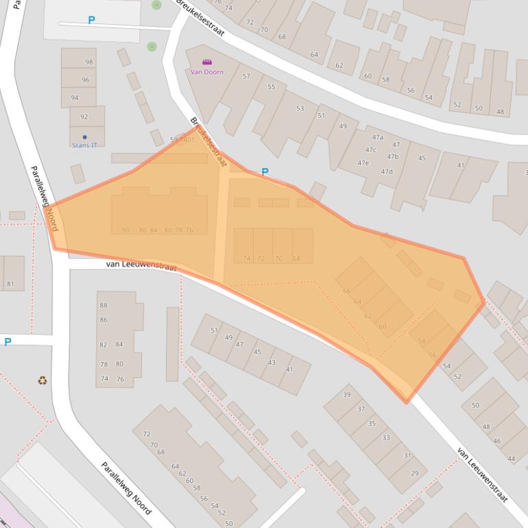 Kaart van postcodegebied 5281GK.