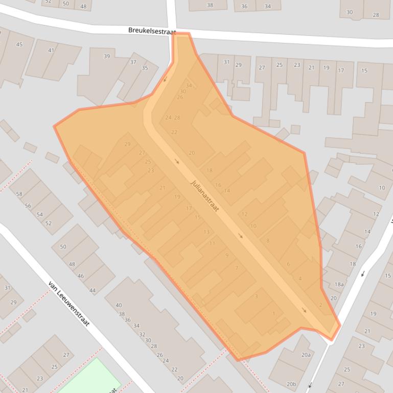 Kaart van postcodegebied 5281GS.
