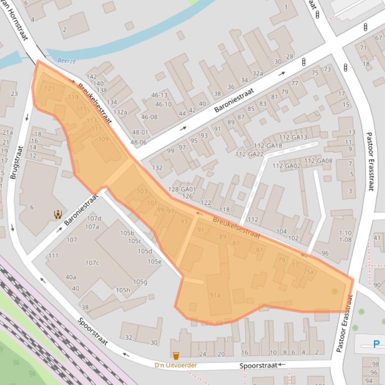 Kaart van postcodegebied 5281HC.