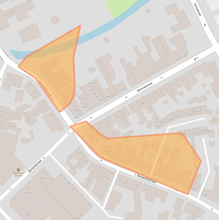 Kaart van postcodegebied 5281HG.