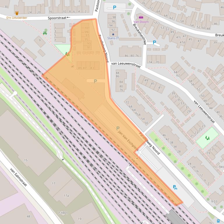 Kaart van postcodegebied 5281HK.
