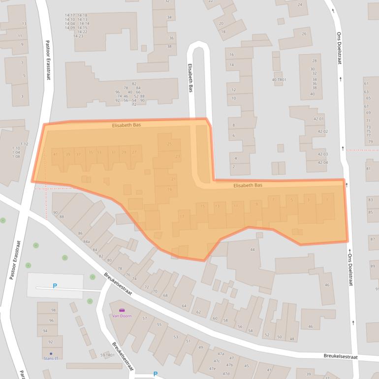 Kaart van postcodegebied 5281HL.