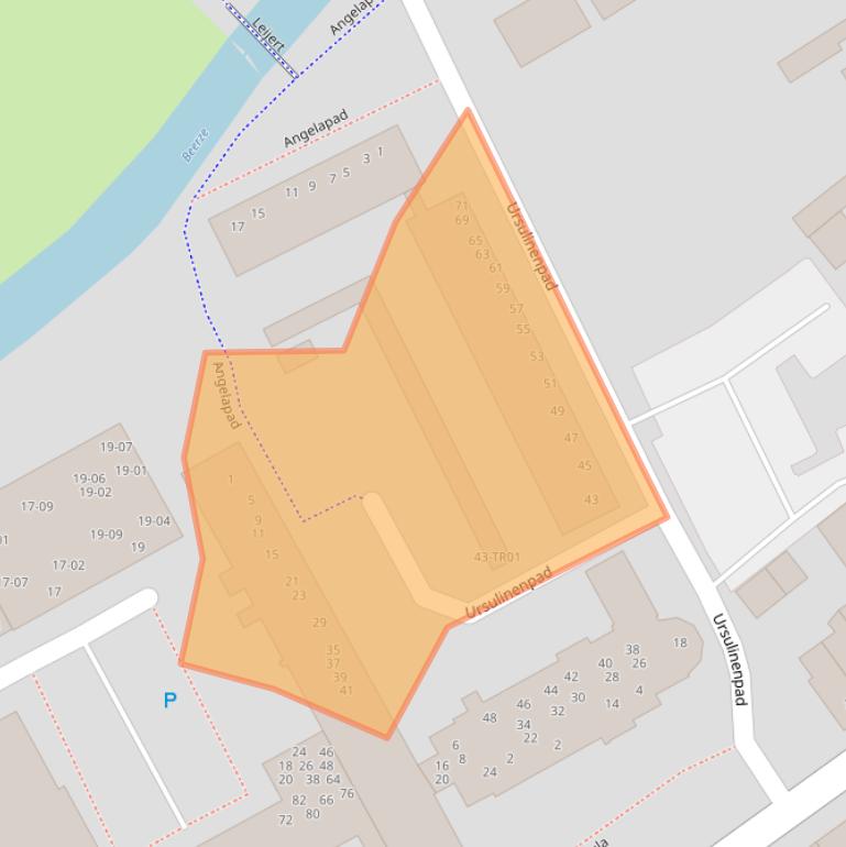 Kaart van postcodegebied 5281HW.