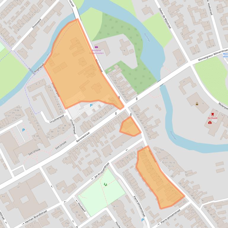 Kaart van postcodegebied 5281JN.