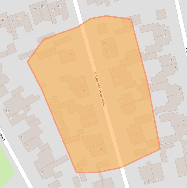 Kaart van postcodegebied 5281JZ.