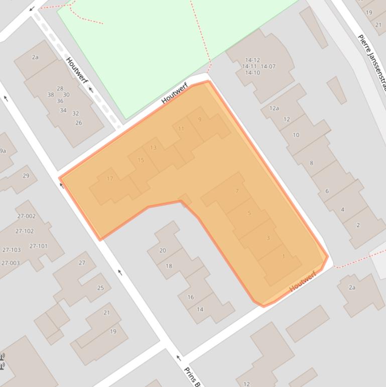 Kaart van postcodegebied 5281KZ.