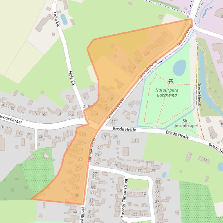 Kaart van postcodegebied 5281LE.