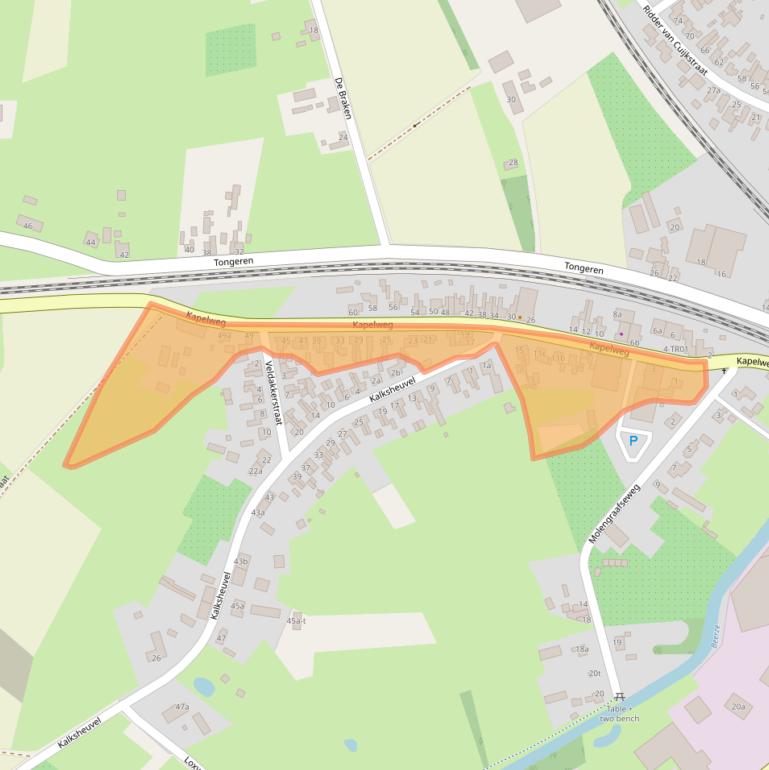 Kaart van postcodegebied 5281LP.