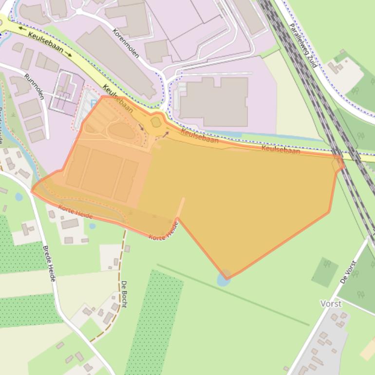 Kaart van postcodegebied 5281PH.