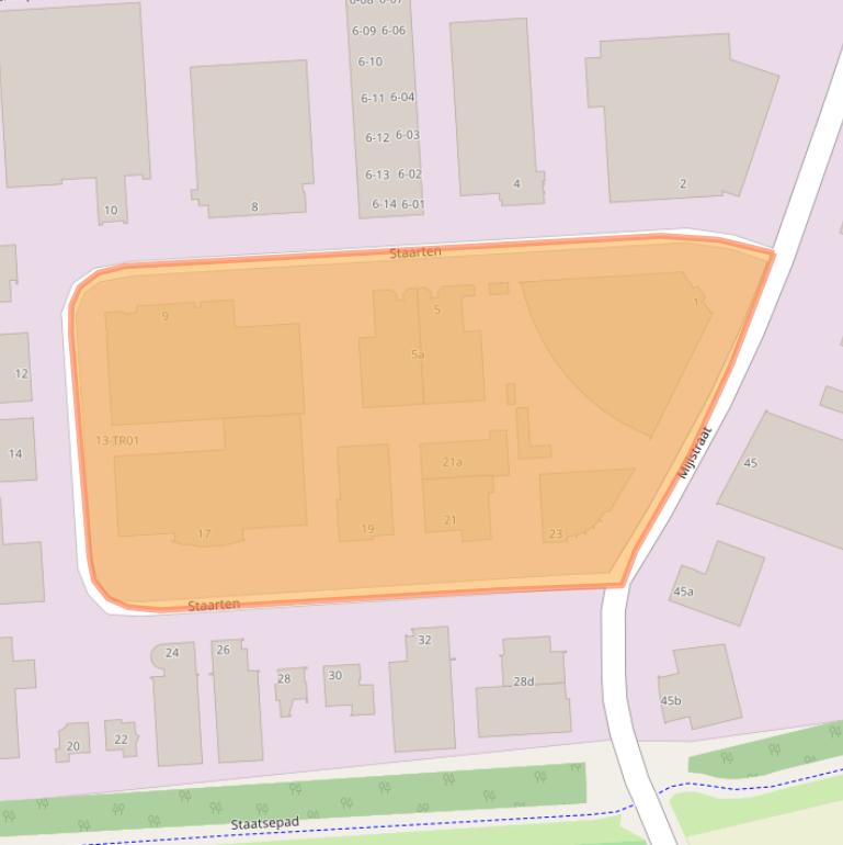 Kaart van postcodegebied 5281PK.