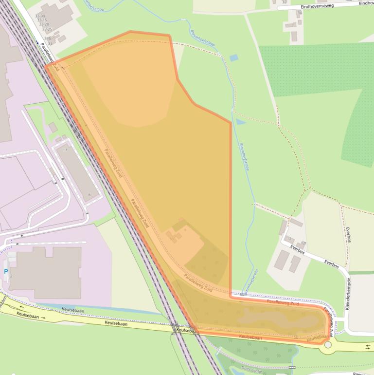 Kaart van postcodegebied 5281PW.