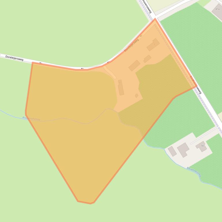 Kaart van postcodegebied 5281RB.