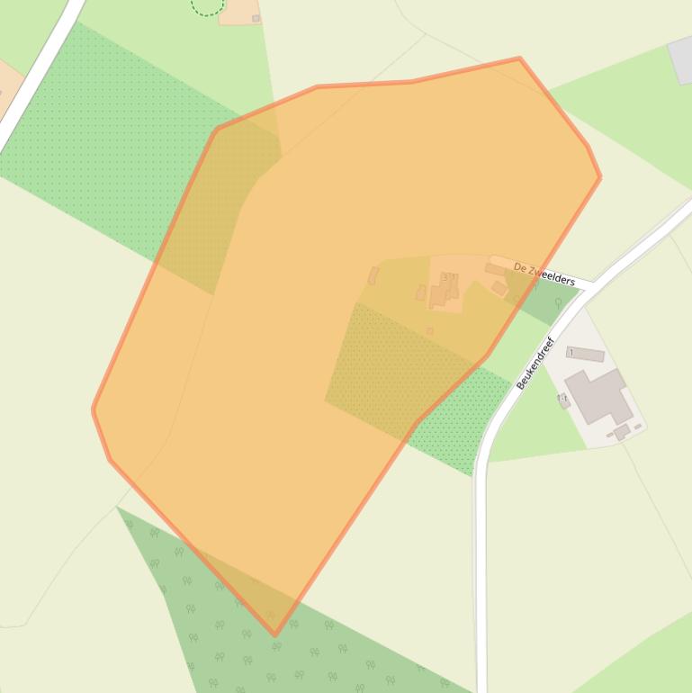 Kaart van postcodegebied 5281SP.