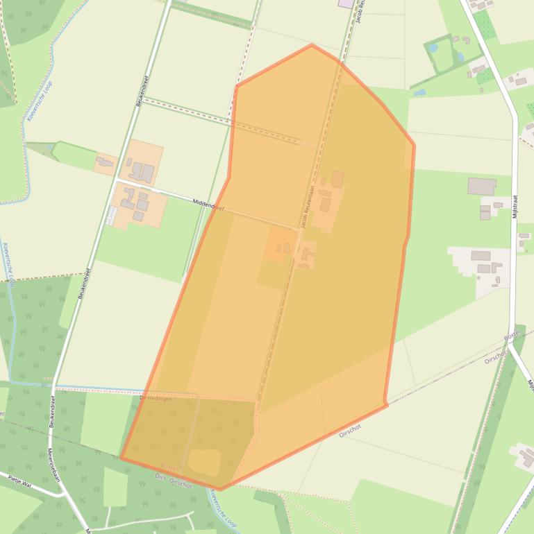 Kaart van postcodegebied 5281SV.