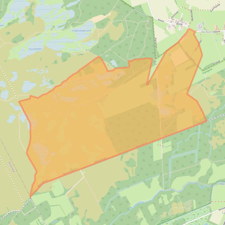 Kaart van postcodegebied 5281TM.