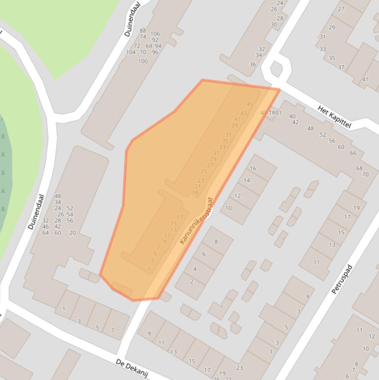 Kaart van postcodegebied 5281WE.