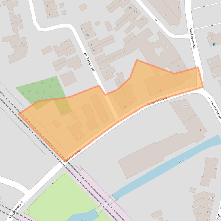 Kaart van postcodegebied 5282JA.