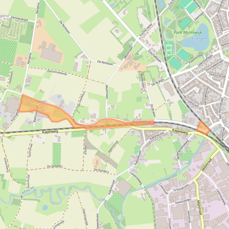 Kaart van postcodegebied 5282JG.